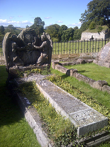 Grave at Lindisfarne