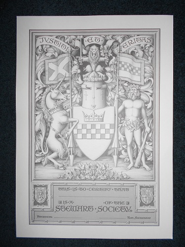 Armorial Certificate of Membership